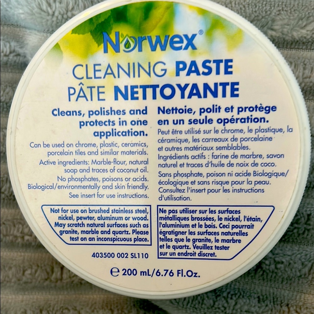 Norwex Cleaning Power Paste - 100s of uses, lasts forever. New